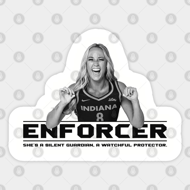 Sophie Cunningham - Indiana Fever - Enforcer Sticker by nicklower